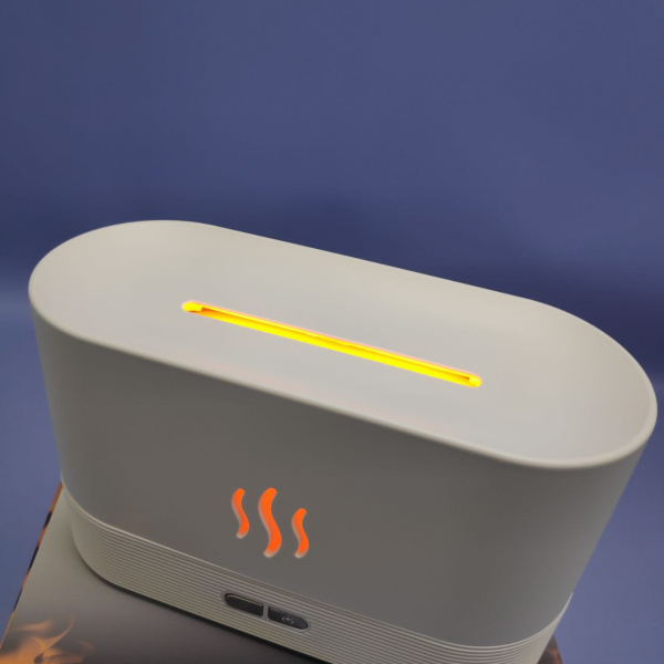 Аромадиффузор - ночник - увлажнитель с эффектом камина Aroma Diffuser Touch Panel Version, 180 мл.